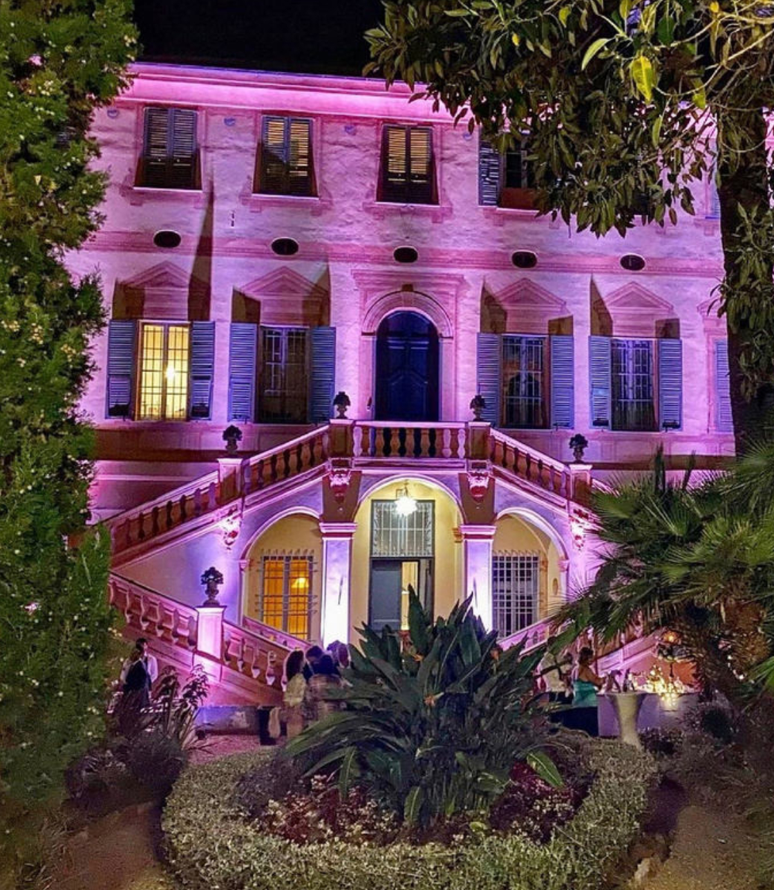 Illuminazione architetturale villa
