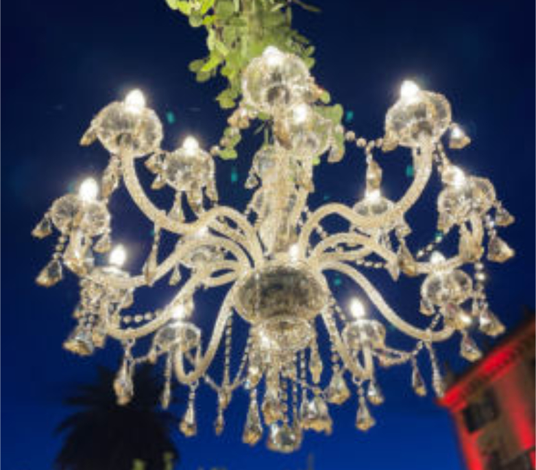 Chandelier evento