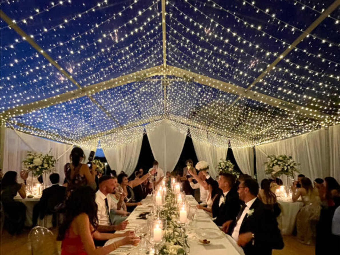 Cielo stellato tenda