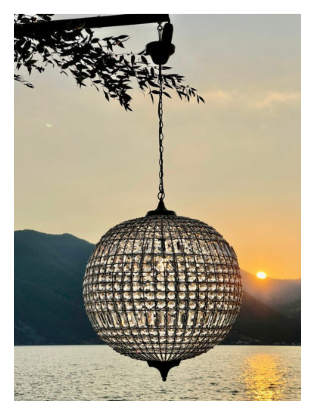 Lampadario Globe sfera